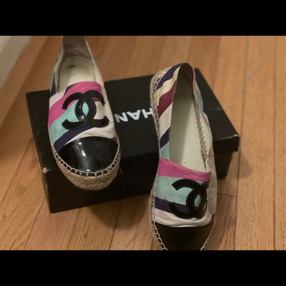 Authentic Chanel espadrilles